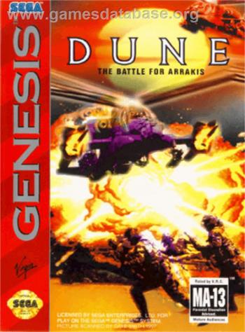 Cover Dune - The Battle for Arrakis for Genesis - Mega Drive